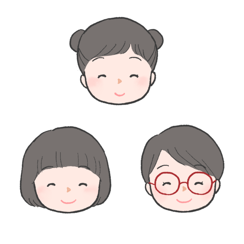 スマイルのイラスト（丸顔の女の子）｜さしえやフリー素材