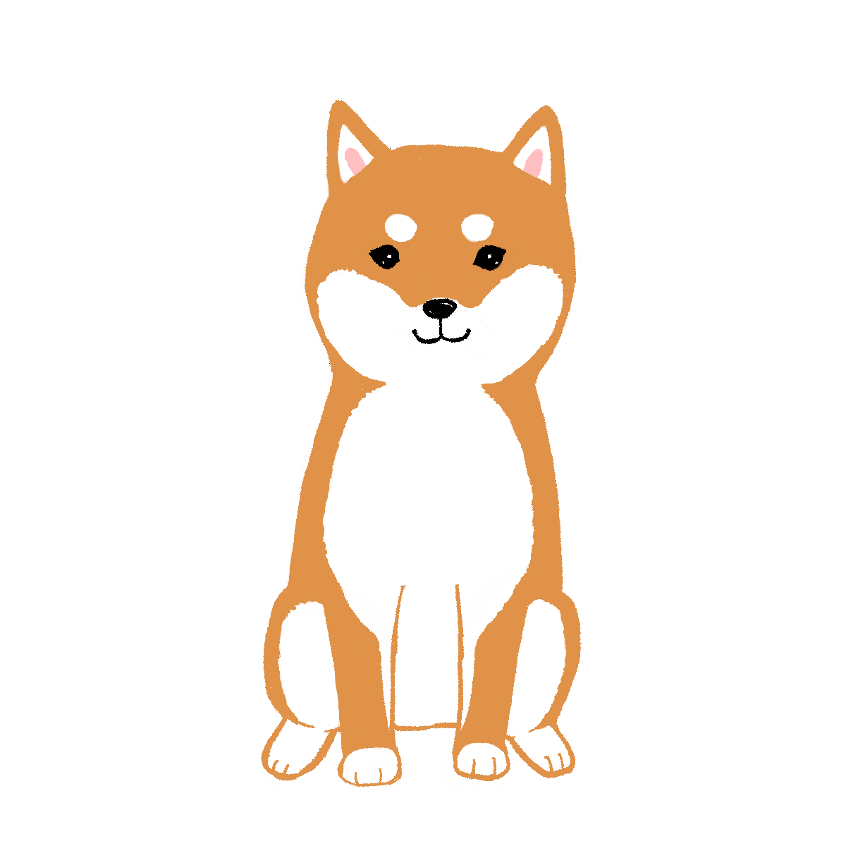 柴犬のイラスト｜さしえやフリー素材