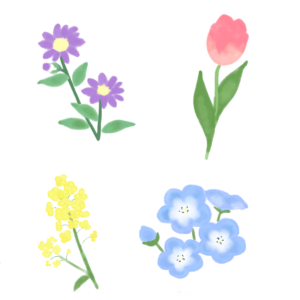 春の花のイラスト｜さしえやフリー素材