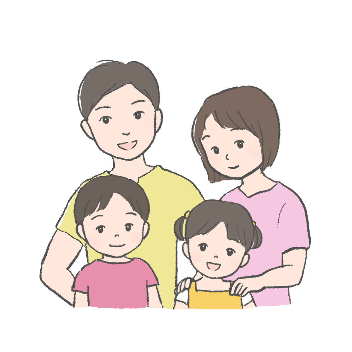 家族のイラスト｜さしえや