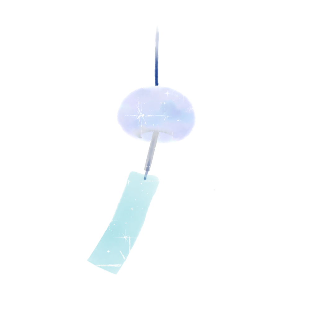 風鈴のイラスト｜さしえや